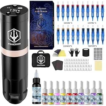 Tattoo Pen kit, Tattoo Gun kit with 1500mAh Capacity